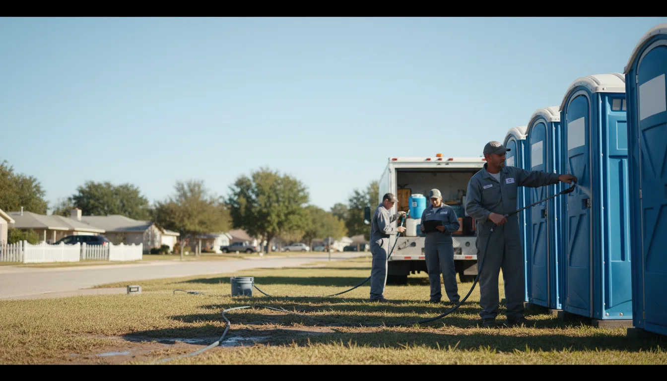 Long-Term Portable Toilet Rental in Prague, OK near me